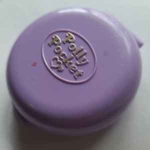 Vintage 1989 Bluebird Round Purple Polly Pocket